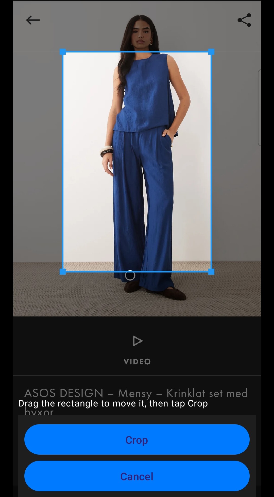 Capture product image on mobile